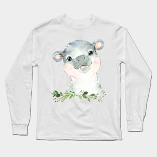 Hippo Long Sleeve T-Shirt